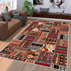 Dijital Baskı Yıkanabilir Kaymaz Taban Salon Halısı Ve Yolluk LNA1092