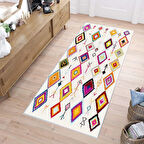 Dijital Baskı Yıkanabilir Kaymaz Taban Salon Halısı Ve Yolluk LNA1131