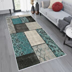 Dijital Baskı Yıkanabilir Kaymaz Taban Salon Halısı Ve Yolluk LNA1139