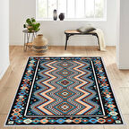 Dijital Baskı Yıkanabilir Kaymaz Taban Salon Halısı Ve Yolluk LNA1198