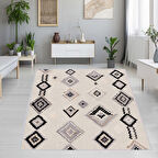 Dijital Baskı Yıkanabilir Kaymaz Taban Salon Halısı Ve Yolluk LNA1202