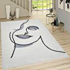 Dijital Baskı Yıkanabilir Kaymaz Taban Salon Halısı Ve Yolluk LNA1412