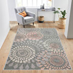 Dijital Baskı Yıkanabilir Kaymaz Taban Salon Halısı Ve Yolluk LNA1460