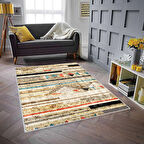 Dijital Baskı Yıkanabilir Kaymaz Taban Salon Halısı Ve Yolluk LNA1519-HY1205