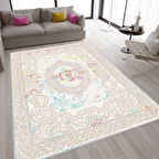 Dijital Baskı Yıkanabilir Kaymaz Taban Salon Halısı Ve Yolluk LNA1555-HY1057