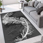 Dijital Baskı Yıkanabilir Kaymaz Taban Salon Halısı Ve Yolluk LNA1654