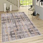 Dijital Baskı Yıkanabilir Kaymaz Taban Salon Halısı Ve Yolluk LNA1656