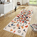 Dijital Baskı Yıkanabilir Kaymaz Taban Salon Halısı Ve Yolluk LNA1670