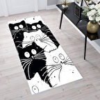 Dijital Baskı Yıkanabilir Kaymaz Taban Salon Halısı Ve Yolluk LNA1709