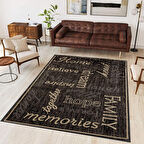 Dijital Baskı Yıkanabilir Kaymaz Taban Salon Halısı Ve Yolluk LNA1729