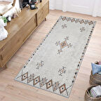 Dijital Baskı Yıkanabilir Kaymaz Taban Salon Halısı Ve Yolluk LNA1796