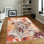 Dijital Baskı Yıkanabilir Kaymaz Taban Salon Halısı Ve Yolluk LNA1818