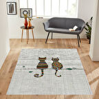 Dijital Baskı Yıkanabilir Kaymaz Taban Salon Halısı Ve Yolluk LNA1855-SM286