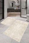 Eliana Home Dijital Baskı 2'li Banyo Paspas Takımı  LNA5-1500 100x60 ve 60x50 cm