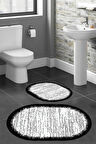 Eliana Home Dijital Baskı 2'li Banyo Paspas Takımı  LNA5-HT511 100x60 ve 60x50 cm
