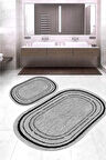 Eliana Home Dijital Baskı 2'li Banyo Paspas Takımı  LNA5-HY1303 100x60 ve 60x50 cm