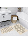 Eliana Home Dijital Baskı 2'li Banyo Paspas Takımı  LNA5141 100x60 ve 60x50 cm