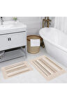Eliana Home Dijital Baskı 2'li Banyo Paspas Takımı  LNA5226 100x60 ve 60x50 cm
