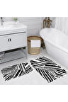 Eliana Home Dijital Baskı 2'li Banyo Paspas Takımı  LNA5229-HS560 100x60 ve 60x50 cm