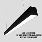 Lineer Sarkıt 60 Cm Siyah Kasa Beyaz Işık Rengi
