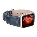 Bouletta Apple Watch Uyumlu Deri Kordon 42-44-45mm G3 Lacivert