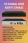 10 Kanal Nvr Xmeye Ip Kayıt Cihazı