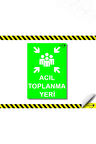 LOREX Lr-ıs245 Acil Toplanma Yeri Levhası