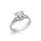 Gümüş Tek Taş Kadın Yüzük