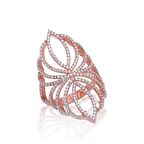 Gümüş Rose Fantezi Kadın Yüzük