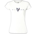 Vikings - Logo Beyaz Kadın Tshirt