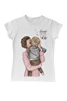 Mom Life Anneler Günü Beyaz Kadın Tshirt
