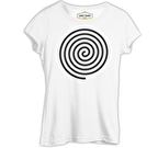 Deep by Spiral Beyaz Kadın Tshirt