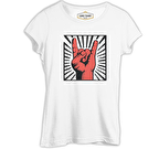 Rock - İkon Beyaz Kadın Tshirt
