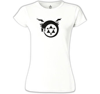 Fullmetal Alchemist Beyaz Kadın Tshirt