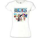 One Piece 1 Beyaz Kadın Tshirt