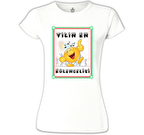 Yılın En Eğlencelisi Beyaz Kadın Tshirt