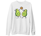 Avacado - Top Beyaz Kalın Sweatshirt