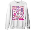 Cravity - Cosmos Beyaz Erkek Kalın Sweatshirt