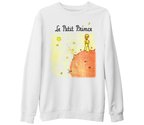 Le Petit Prince Beyaz Kalın Sweatshirt