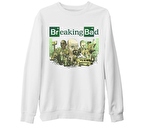 Breaking Bad 1 Beyaz Kalın Sweatshirt