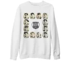EXO - X0X0 Beyaz Kalın Sweatshirt