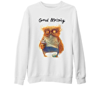 Goud Molnig Beyaz Kalın Sweatshirt