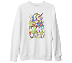 Arctic Monkeys - Do I Wanna Know Beyaz Kalın Sweatshirt