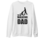 The Walking Dad Beyaz Kalın Sweatshirt