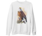 Kartal - Landing Beyaz Kalın Sweatshirt