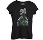 Naruto - Kakashi Siyah Kadın Tshirt