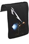 Metallica - James Light Unisex Siyah Tak-Çıkar Postacı Çanta Kapağı CK-116