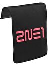 2NE1 - Logo Unisex Siyah Tak-Çıkar Postacı Çanta Kapağı CK-1165