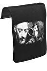 Leon - Professional Unisex Siyah Tak-Çıkar Postacı Çanta Kapağı CK-1187