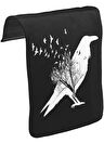 Crows in Tales Unisex Siyah Tak-Çıkar Postacı Çanta Kapağı CK-1312